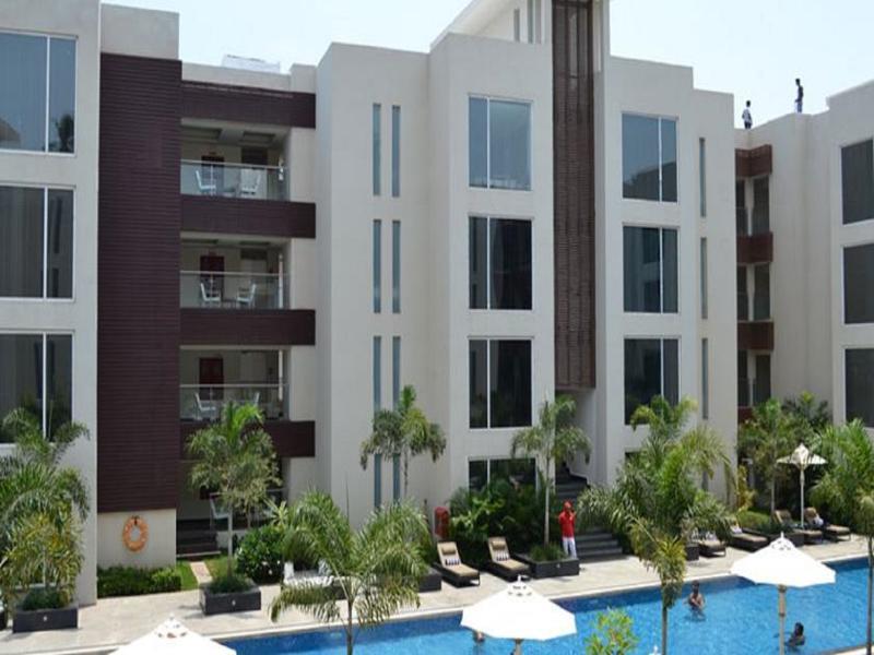 Hard Rock Hotel Goa Calangute Bagian luar foto Residential complex in the city